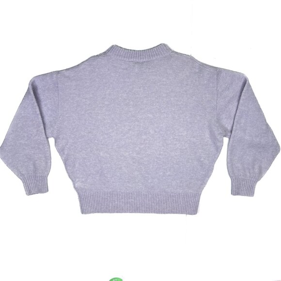 & Other Stories Stockholm Atelier Wool-Alpaca Blend Lavender Sweater Size S - Picture 3 of 6
